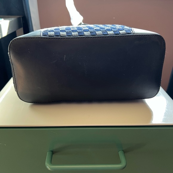 FRYE Melissa Denim Drawstring Hobo Bucket Bag NWT - Picture 4 of 8